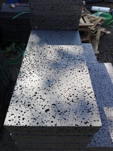 Volcanic Stone with Holes Tiles/Pavers/Strips/Mosaics
