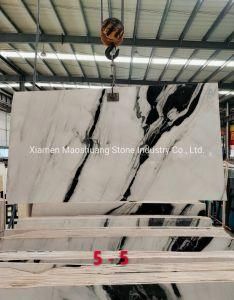 Panda Marble/China Black and White Painting Marble Stone Slab