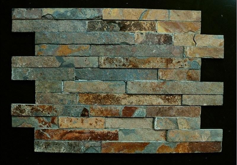 Quartzite Cement Slate Wall Panel Cultured Stone for House