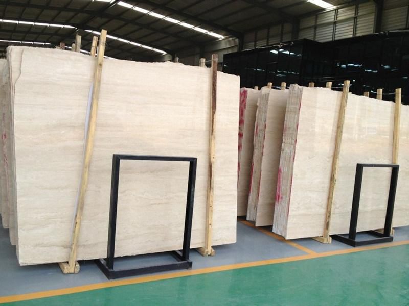 Roman Honed White/Yellow/Beige Travertine for Bathroom/Hotel/Floor/Wall/Countertop
