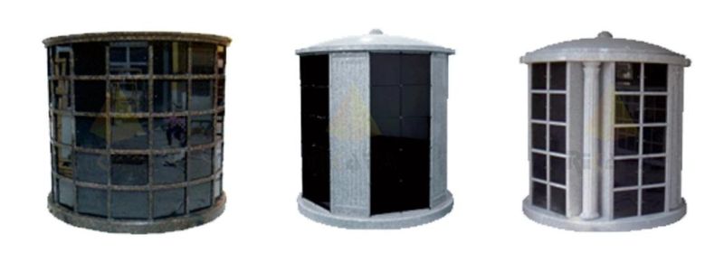 42 Niches Single Sides Granite Columbaria for Tombstone/Momument/Gravestone/Memorial