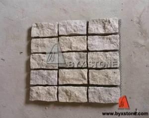 G682 Yellow Granite Outdoor Garden Cobblestone for Paving