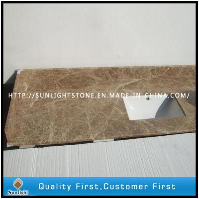 Brown Marble Light Emperador Countertop and Vanity Top