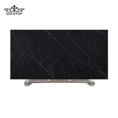 Empira Black Bathroom Vanity Wall Panels Kitchen Cabinet Countertops Island Worktop Table Tops Artificial Stone Slab Quartz Tiles