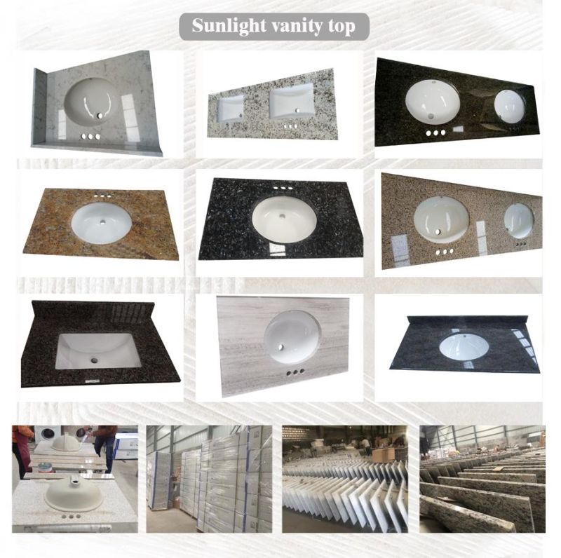 Customized Polished Quartz Marble Granite Stone Kitchen/Counter Table/Bar Vanity Tops