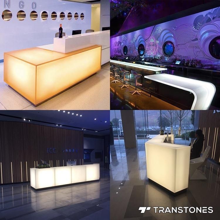 Colorful Translucent 6mm Acrylic Feature Wall Panel