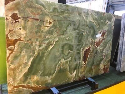 Green Onxy Slab for Back Wall Tile