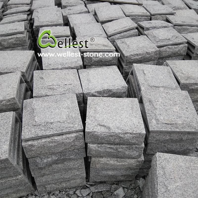 Purple Sandstone Mushroom Surface for Retaining Wall