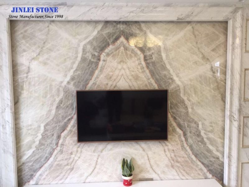 Building Construction Transparent Beige Onyx for Wall Background Wall Decoration Projects Paving Slab