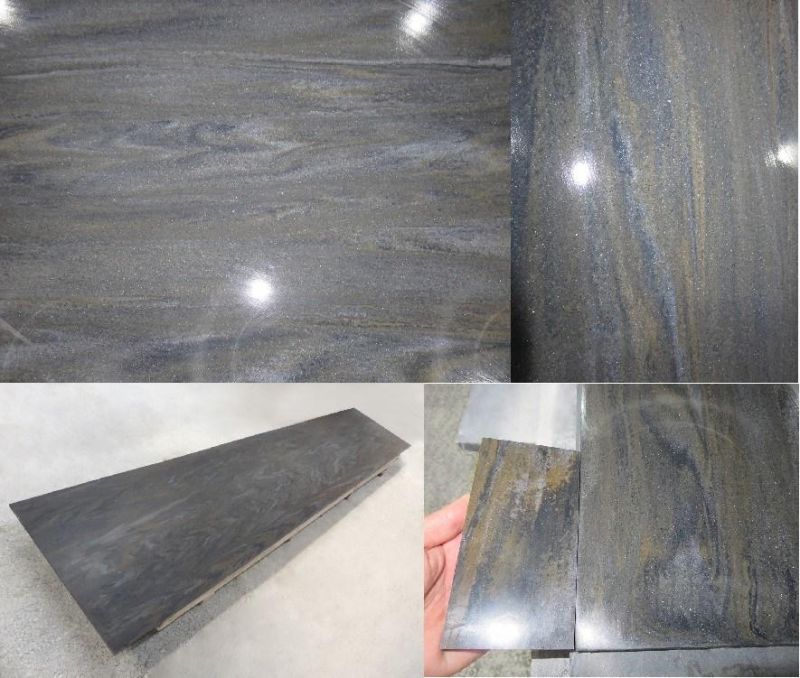 White Marble Veined Marble Look Solid Surface Acrylic Stone Sheet