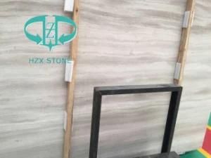 China Natural White Stone Wood Marble for Kitchen/Bathroom/Wall/Flooring/Step/Tile/Cladding