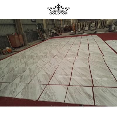 Natural Volakas White Polished/Honed Slab/Tiles/Staris Countertop Marble Tile for Bathroom/Kitchen