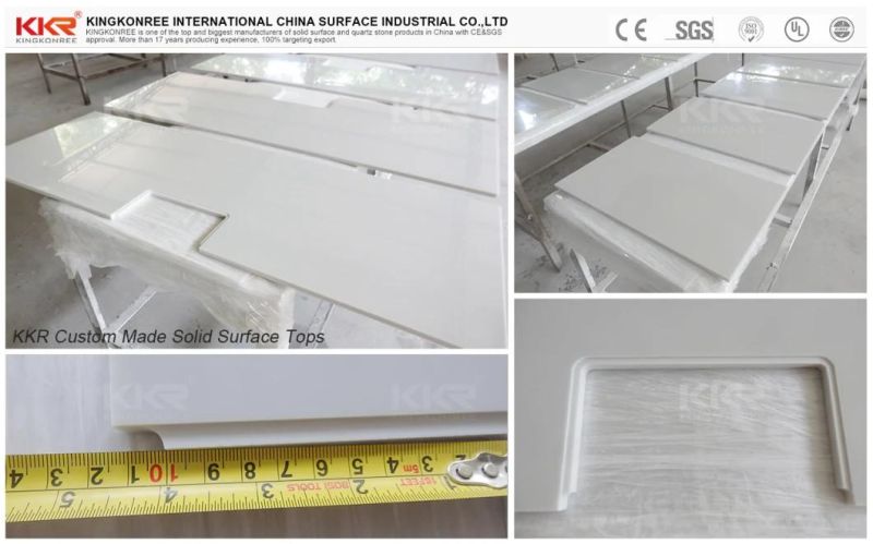 Low Water Absorotion Quartz Stone Vanity Top for Bathroom