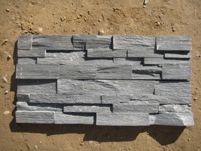 Cheap Wall Cladding Black Slate Cultured Stone for Exterior Wall Decoration
