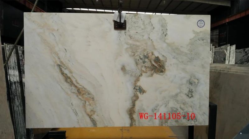White Lanscape Marble Slabs, Marble Countertops, Marble Tiles and Marble