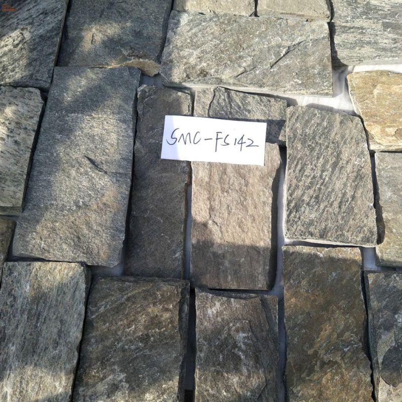 Black Stone Irregular Shape Slate Wall Panels
