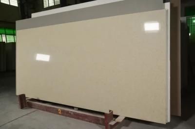 Eco-Friendly White Carrara Marble Look Stone Quartz Surface