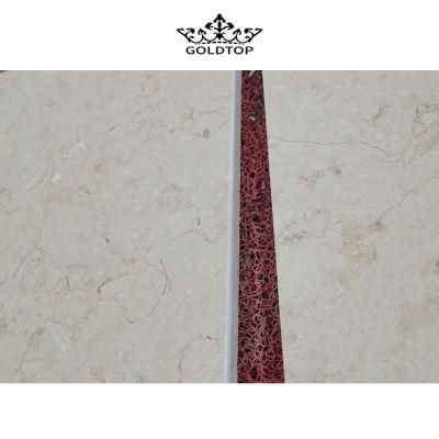 Golden Beige Marble Stone Flooring/Wall/Countertop for Kitchen Vanity/Island Marble