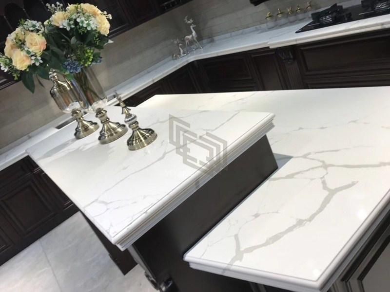 Artificial Quartz Stone/Slab/Countertop for Kitchen /Restaurant/Coffee Table Top/Bathroom Vanity Tops/Home Decoration