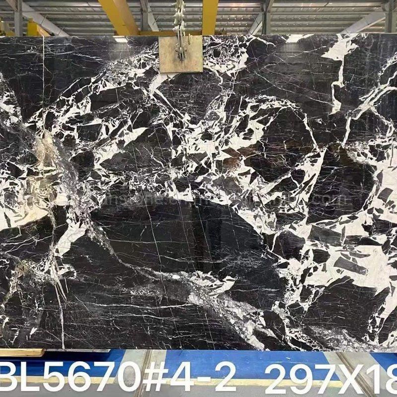 Luxury Italy Calacutta Marble Calacatta Black Marble Stone Slab