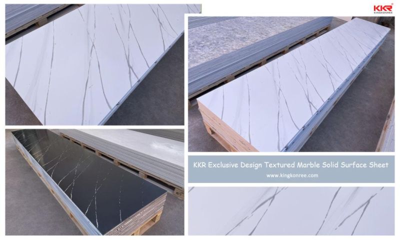 Solid Surface Translucent Decoration Solid Surface Sheet Faux Stone Fabrication Bathroom Vanity
