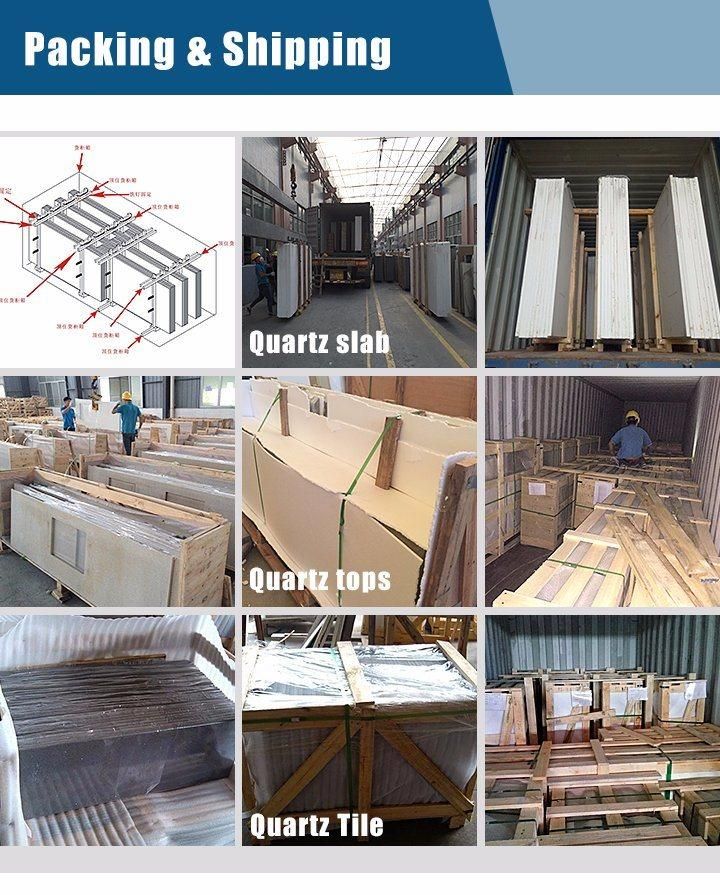 Artificial Quartz Stone Veneer for Kitchen Countertops /Vanity Tops /Window Sill /Fireplace