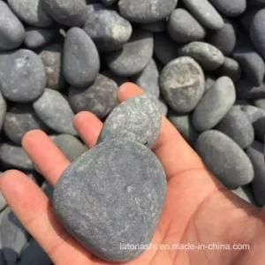 Natural Unpolished Black Pebble for Garden and Landscape