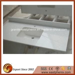 Wholesale Engineered White Artificial Quartz Stone for Vanity Tops