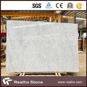 Good Quality Bianco Carrara White Marble Slab for Kitchen Wall/Floor/Countertops/Vanity Tops/Table Tops