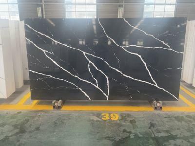 High Quality Black Calacatta Quartz Stone with Factory Price