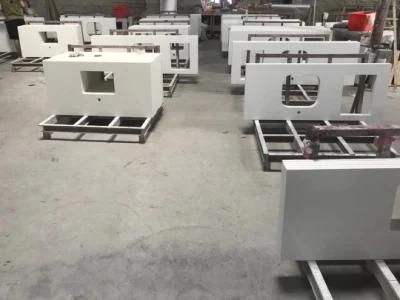 Artificial Stone Pure White Quartz Countertop &amp; Vanity Top