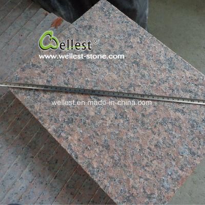 Cheap G562 Maple Red Granite Flamed Floor Tile