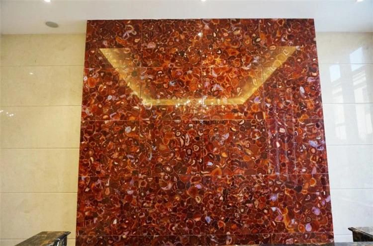 High Quality Natural Shaped Red Agate Stone Gemstone Slabs Precious Stone Luxury Stone