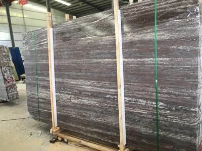 Titanium Black Travertine with Mesh