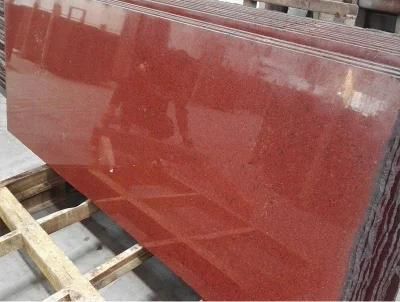 Low Prices Polished Dyed Red Granite Fortile/Slab/Stairs/Risers/Countertops
