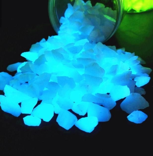 Green Luminous Stones Aquarium Glowing Stones in The Dark Pebbles