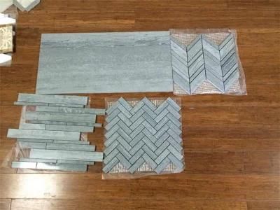Grey Wave Wood Marble