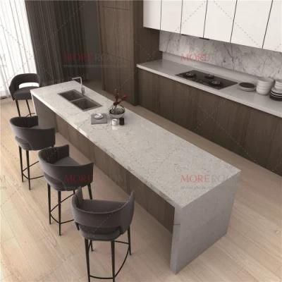Grey Quartz Slab Granite Kitchen Worktops