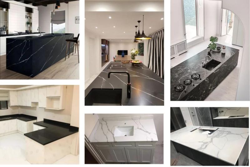 Factory Direct Chinese Artificial Quartz Supplier Quartz Slab Stone for Kitchen/Bathroom Countertop