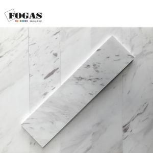Venus White Marble 75X305mm Cut to Size Field Tile