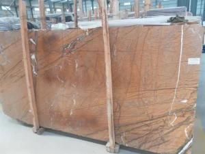 Rain Forest Brown Marble Slab for Countertops and Building Materials