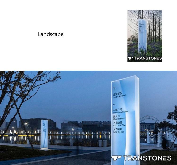 PMMA Sheet Translucent Colorful Customized Size Acrylic Light Box