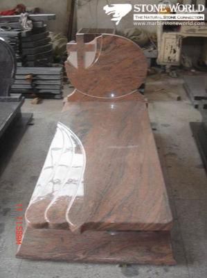 European/Russian/American Style Granite/Marble Tombstone with Custom Design