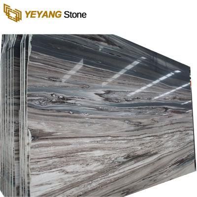 Grey Marble Tile/Slab Luxury Wood/Blue/Black Marble Wall/Background Design Floor Tile