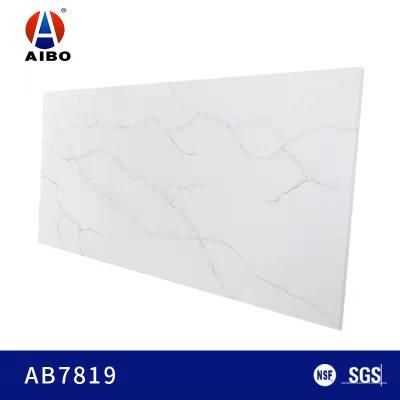 Marble Look Calacatta Stone Quartz Slab for Countertop