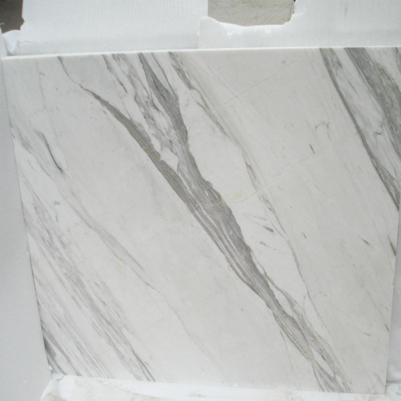 Greece Natural Stone Slab Panel Book Match Volakas White Marble Tile for Wall and Tile Decoration