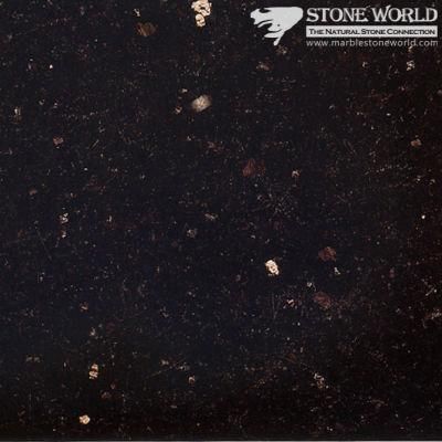 Polished Black Galaxy Granite for Countertops &amp; Vanities (MT048)