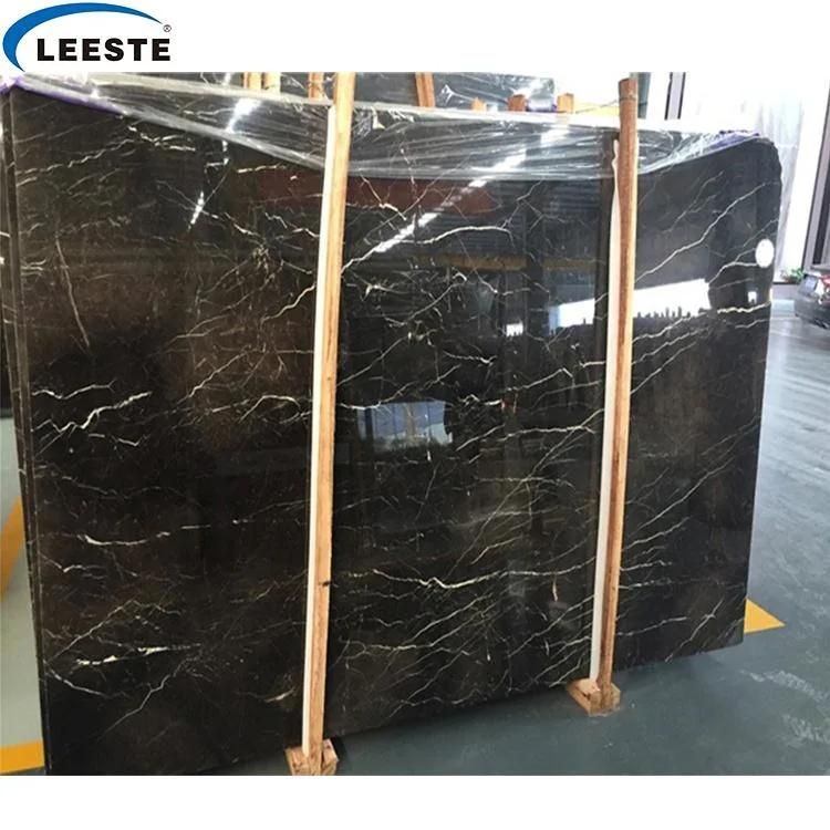 China St. Laurent Slab Dark Brown Marble