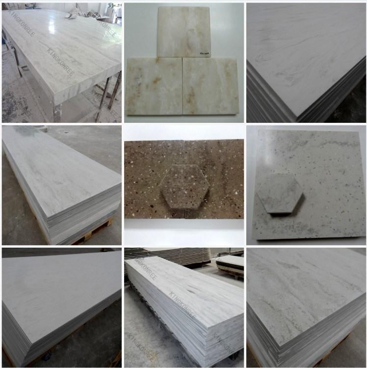 Factory Custom Translucent Marble Pattern Artificial Stone Resin Solid Surface Sheets for Sale