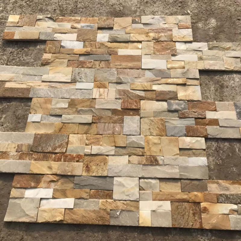 Rusty Natural Slate Ledge Stone Cultured Stone Veneer for Wall Cladding Decoration